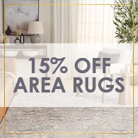 15% off area rugs